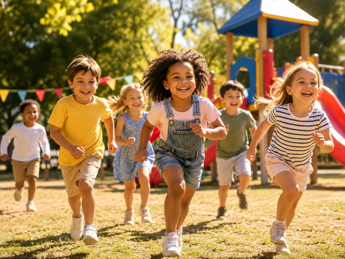 Enfants en activité chez Fun4Kids